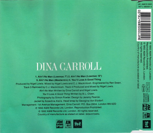 Dina Carroll : Ain't No Man (CD, Single, Gre)