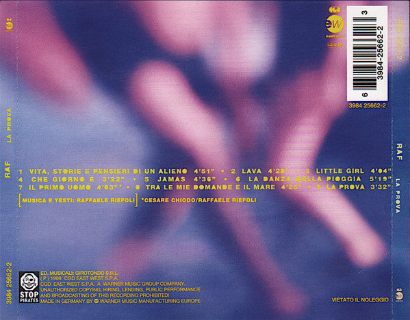 RAF (5) : La Prova (CD, Album)