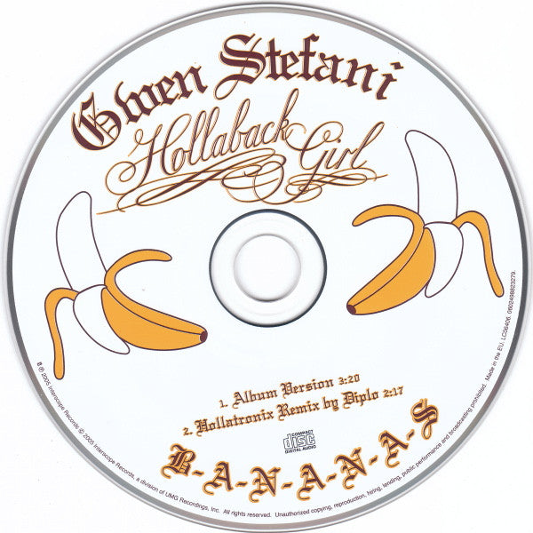 Gwen Stefani : Hollaback Girl (CD, Single, Car)