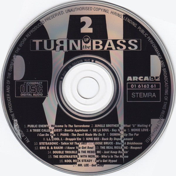 Various : Turn Up The Bass - Rap - Volume 2 (CD, Comp)