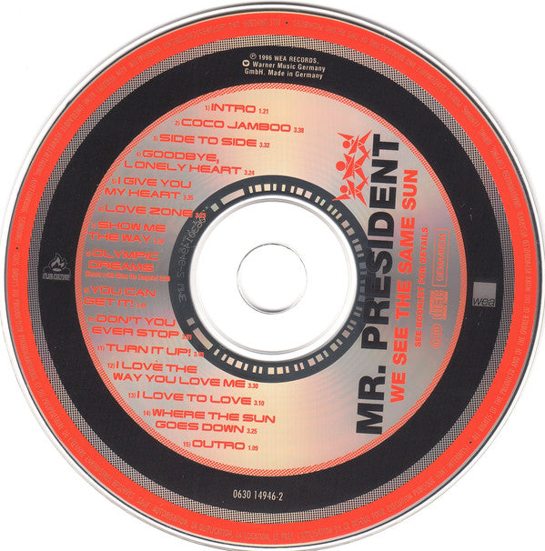 Mr. President : We See The Same Sun (CD, Album)