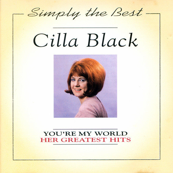 Cilla Black : You're My World (Her Greatest Hits) (CD, Comp)