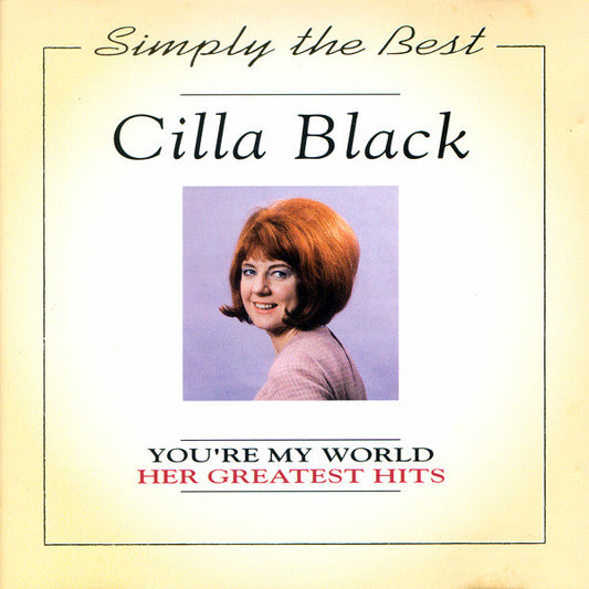 Cilla Black : You're My World (Her Greatest Hits) (CD, Comp)