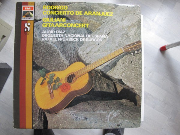 Joaquín Rodrigo / Mauro Giuliani (2) - Alirio Díaz, Orquesta Nacional De España, Rafael Frühbeck De Burgos : Concierto De Aranjuez • Gitaarconcert (LP, RE, RP)
