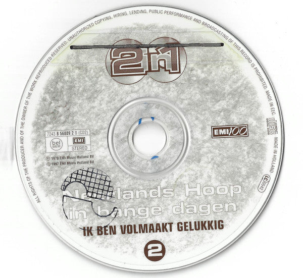 Neerlands Hoop In Bange Dagen : Hoezo Jeugdsentiment?... / Ik Ben Volmaakt Gelukkig (2xCD, Comp)