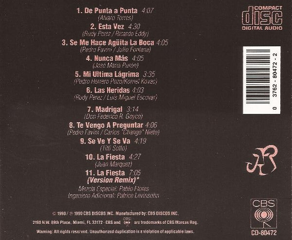 José Luis Rodríguez : Esta Vez (CD, Album)