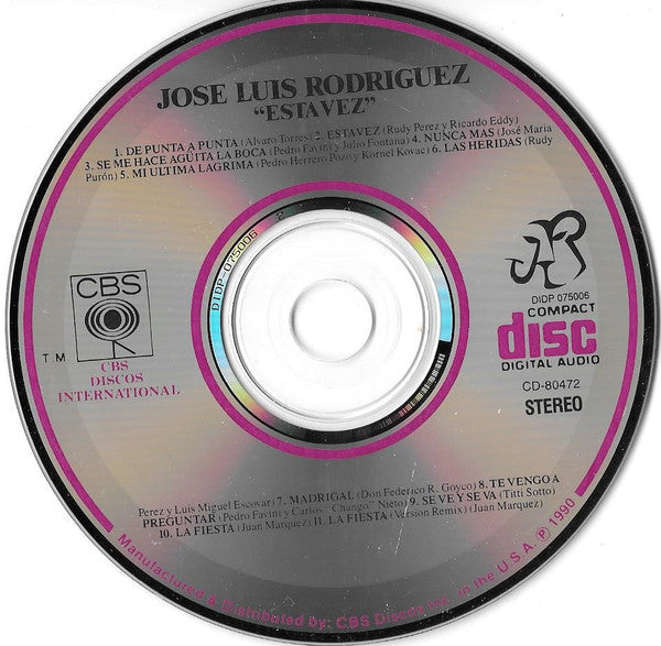 José Luis Rodríguez : Esta Vez (CD, Album)