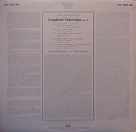 Hector Berlioz, Pierre Monteux / Wiener Philharmoniker : Symphonie Fantastique (LP, Album, Mono, RE)