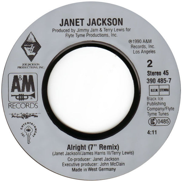 Janet Jackson : Alright (7", Single)