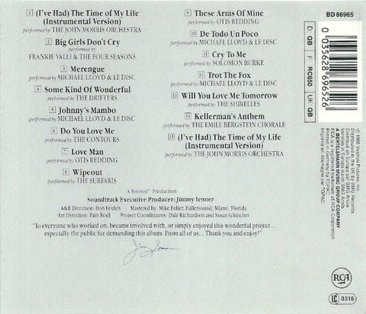 Various : More Dirty Dancing (More Original Music From The Hit Motion Picture "Dirty Dancing") (CD, Album, Comp)