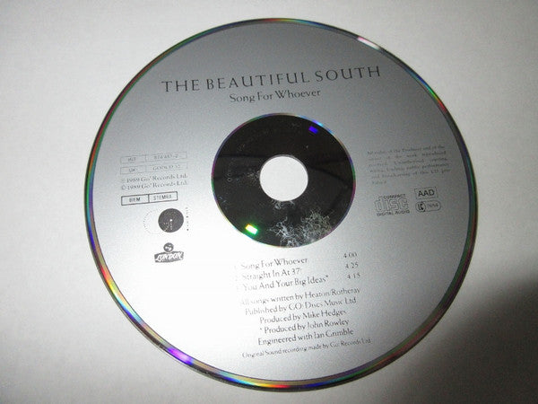 The Beautiful South : Song For Whoever (CD, Single, Car)