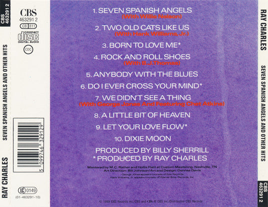 Ray Charles : Seven Spanish Angels And Other Hits (CD, Comp)