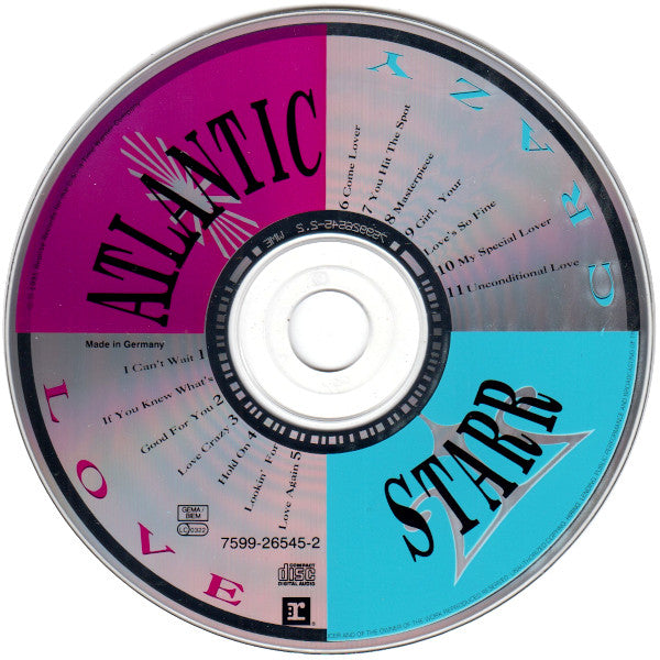 Atlantic Starr : Love Crazy (CD, Album, RE)
