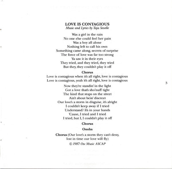Taja Sevelle : Taja Sevelle (CD, Album)