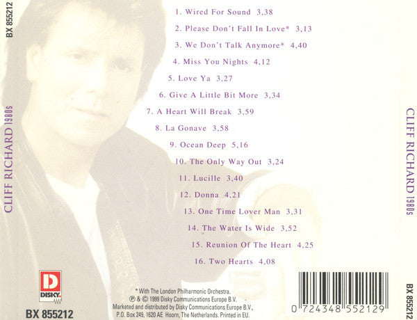 Cliff Richard : 1980s (CD, Comp)
