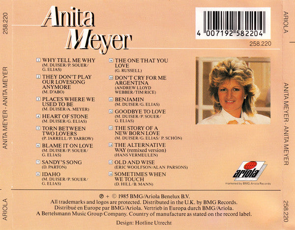 Anita Meyer : Anita Meyer (CD, Comp, RE)