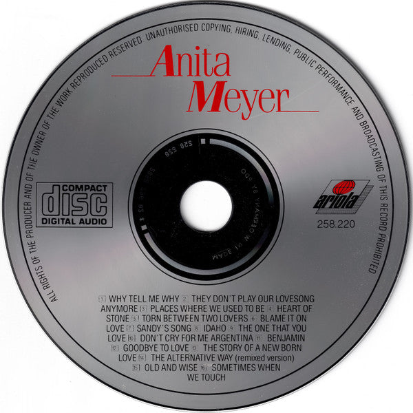 Anita Meyer : Anita Meyer (CD, Comp, RE)