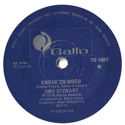 Amii Stewart : Knock On Wood (7", Single)