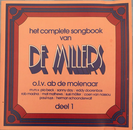 De Millers, Ab De Molenaar : Het Complete Songbook Van De Millers deel 1 (CD, Comp)