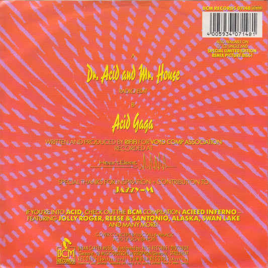 Rififi : Dr. Acid And Mr. House (7", Single)