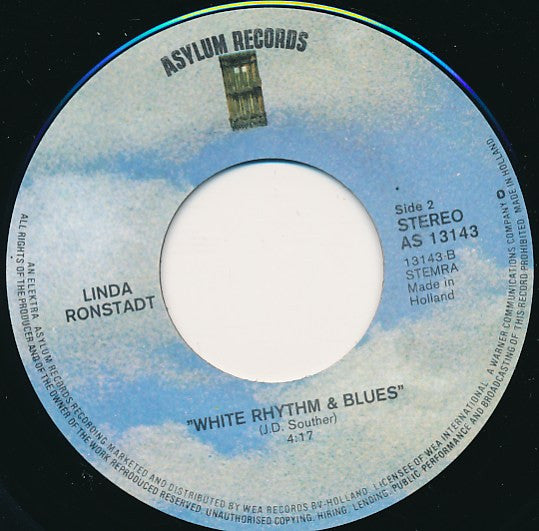 Linda Ronstadt : Love Me Tender (7", Single)