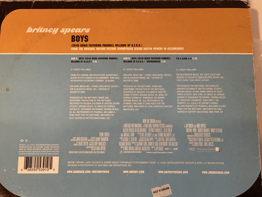 Britney Spears Featuring Pharrell Williams : Boys (Co-Ed Remix) (12")