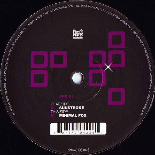 Trentemøller : Sunstroke (12", EP)