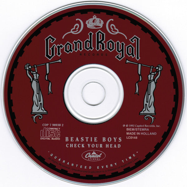 Beastie Boys : Check Your Head (CD, Album, RP)