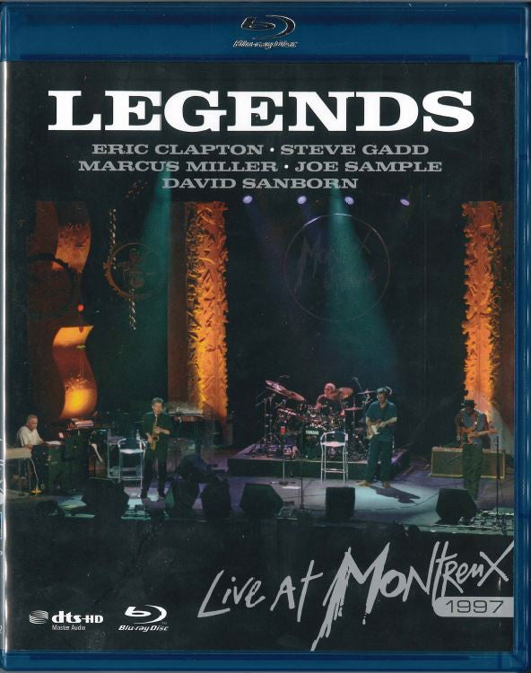 Eric Clapton, Steve Gadd, Marcus Miller, Joe Sample, David Sanborn : Legends Live At Montreux 1997 (Blu-ray, RE, Multichannel)