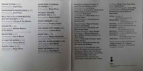 Various : Reggae Sunsplash '81 (A Tribute To Bob Marley) (CD, Album)