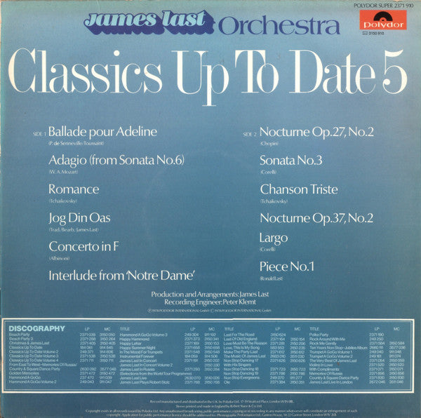 Orchester James Last : Classics Up To Date Vol. 5 (LP, Album)