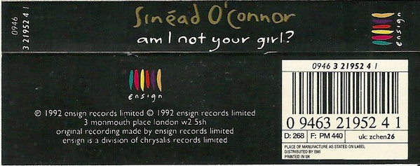 Sinéad O'Connor : Am I Not Your Girl? (Cass, Album, Dol)