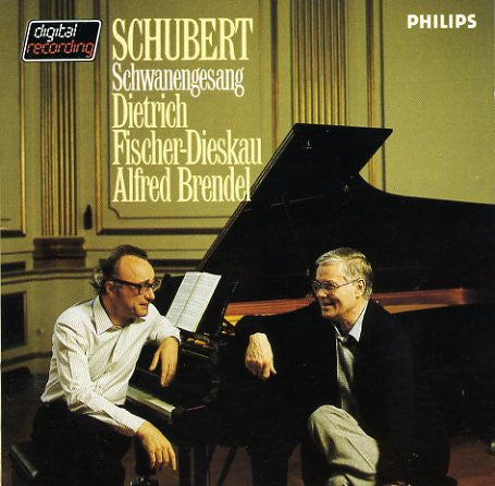 Franz Schubert - Dietrich Fischer-Dieskau & Alfred Brendel : Schwanengesang (CD, Album, Blu)