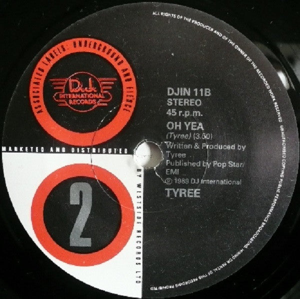 Tyree Cooper : Hardcore Hip House (7", Single)