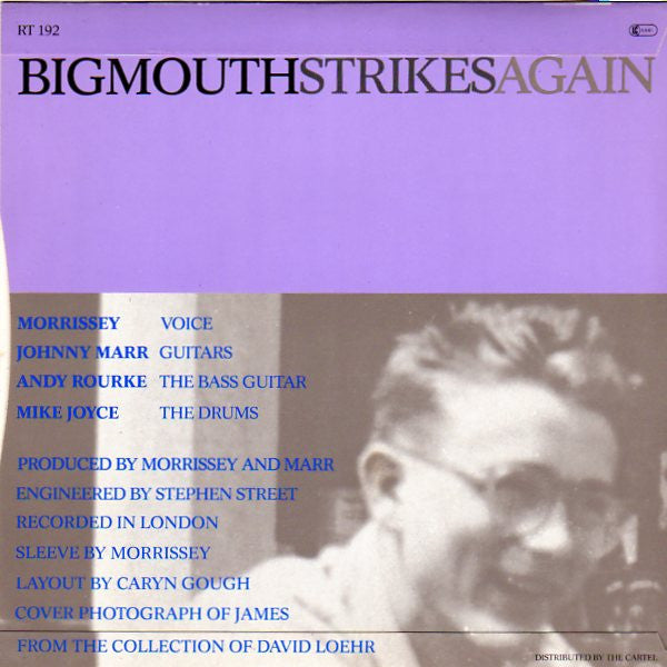 The Smiths : Bigmouth Strikes Again (7", Single, EMI)