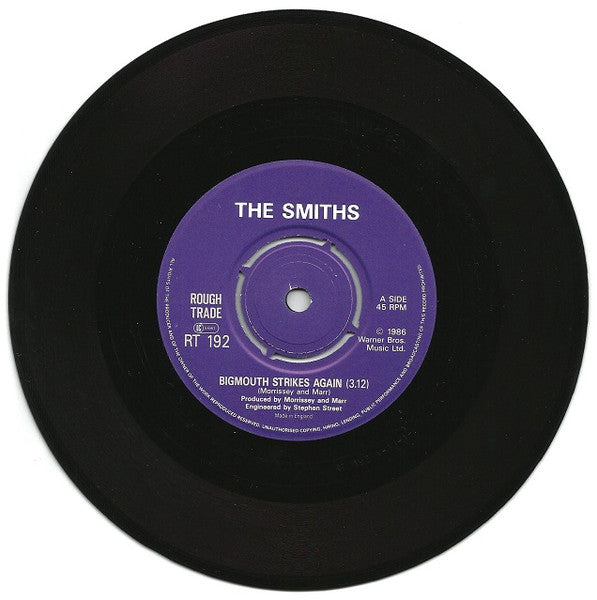 The Smiths : Bigmouth Strikes Again (7", Single, EMI)