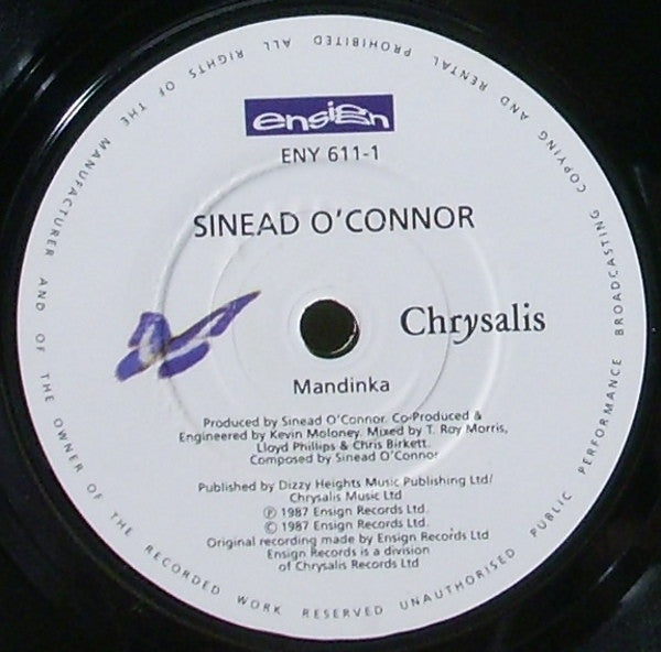 Sinéad O'Connor : Mandinka (7", Single, Gat)