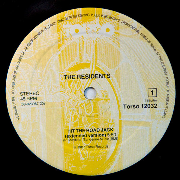 The Residents : Hit The Road Jack / Excerpt From "For Elsie"  (12")