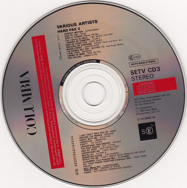 Various : Hard Fax 2 (CD, Comp)