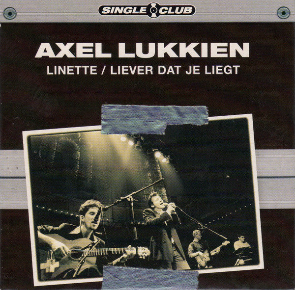 Axel Lukkien : Linette / Liever Dat Je Liegt (CD, Single)
