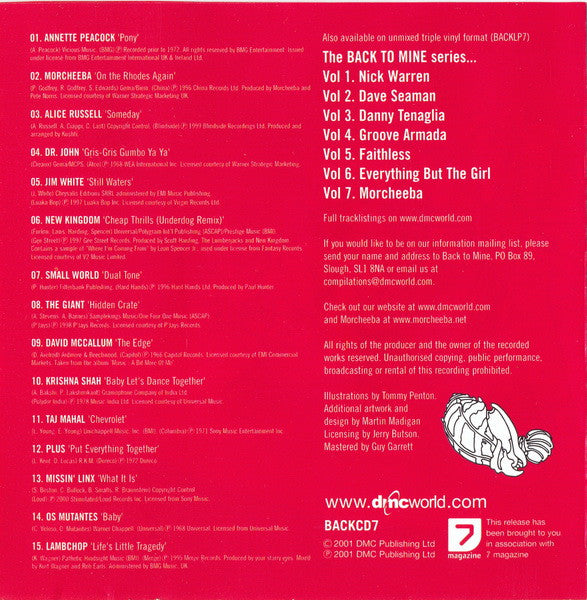 Morcheeba : Back To Mine (CD, Mixed)