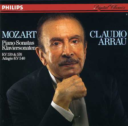 Wolfgang Amadeus Mozart / Claudio Arrau : Piano Sonatas KV 570 & 576 / Adagio KV 540 (CD)