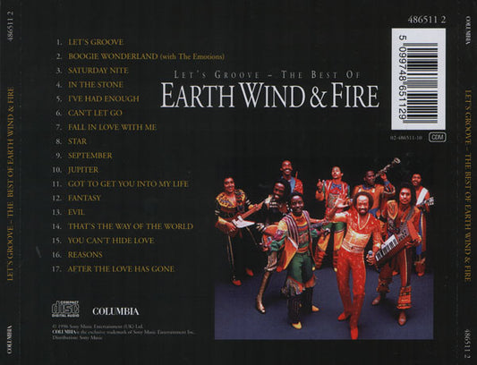 Earth, Wind & Fire : Let's Groove – The Best Of Earth, Wind & Fire (CD, Comp, RE)