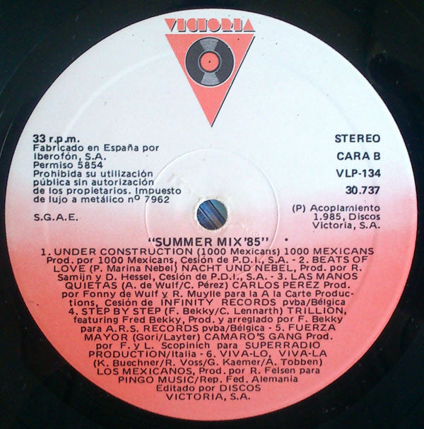 Various : Summer Mix 85 (LP, Comp)