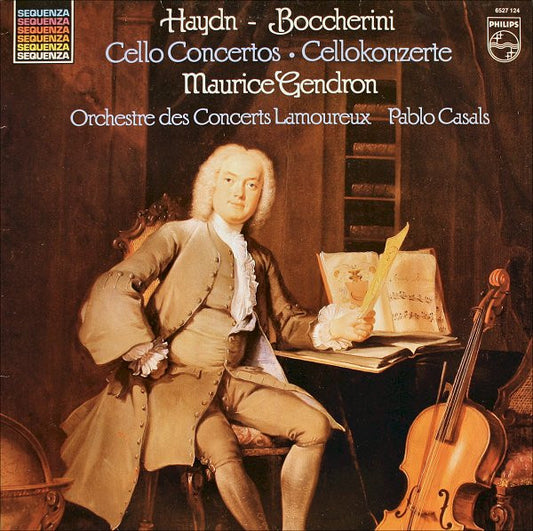 Joseph Haydn / Luigi Boccherini - Maurice Gendron, Orchestre Des Concerts Lamoureux, Pablo Casals : Cello Concertos / Cellokonzerte (LP, RE)