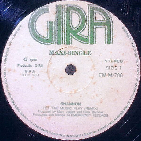 Shannon : Let The Music Play (12")