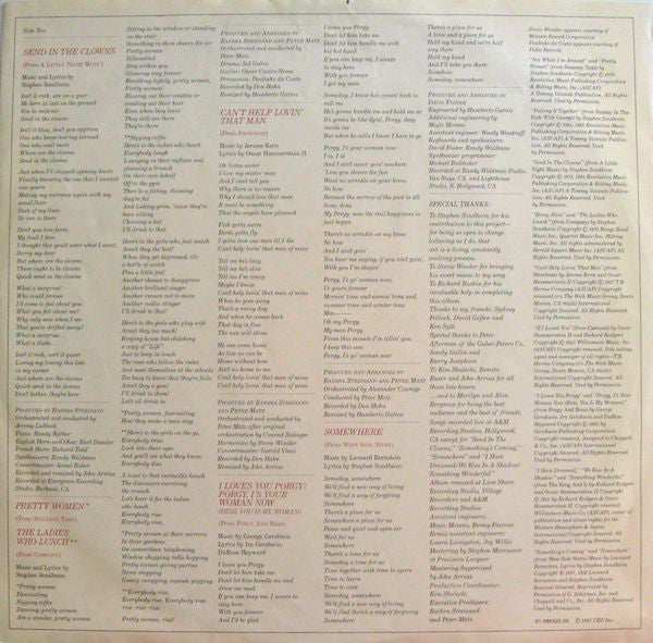 Barbra Streisand : The Broadway Album (LP, Album)