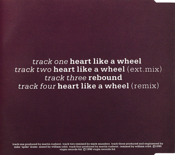 The Human League : Heart Like A Wheel (CD, Single)