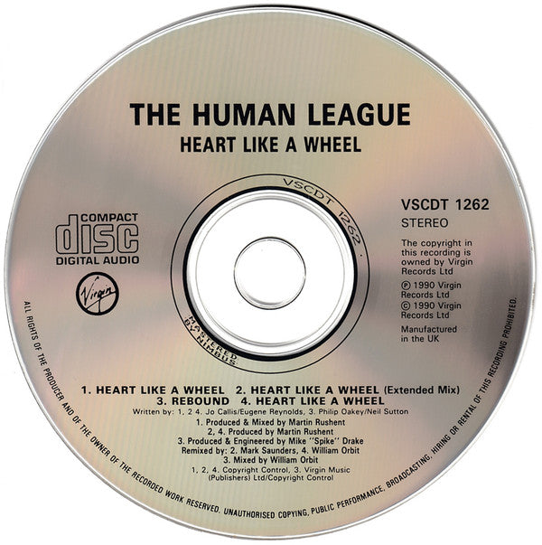 The Human League : Heart Like A Wheel (CD, Single)
