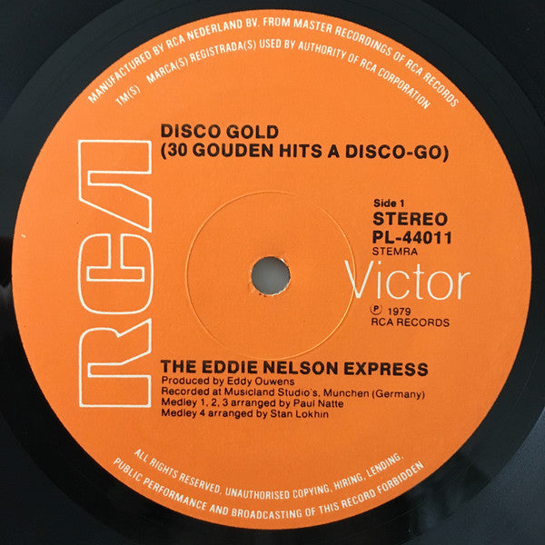 The Eddie Nelson Express : Disco-Gold (30 Golden Hits A Disco-Go) (LP, Album)